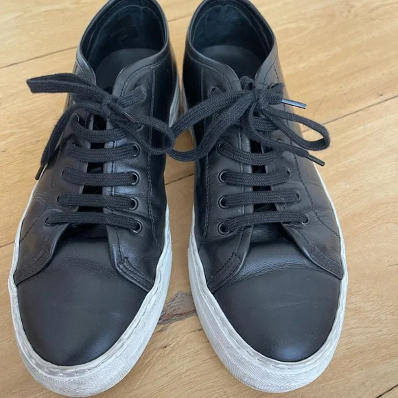 Common Projects Black and White tournament low top sneakers - Picture 4 of 8